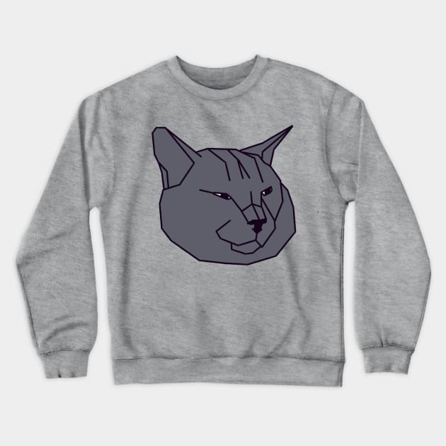 Jim the Shoulder Cat Crewneck Sweatshirt by ShoulderCatsRadio